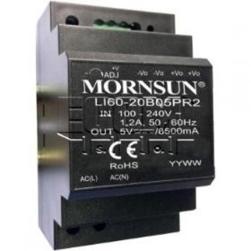 Průmyslový zdroj LI60-20B15PR2, 60 W, 15 V / 4 A, DIN