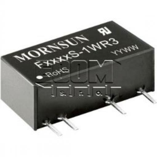 DC/DC měnič F0512S-1WR3, 5 V → 12 V / 84 mA, SIP7