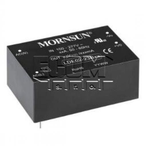 AC/DC měnič LDE02-23B05, 5 V / 0,6 A, izolovaný