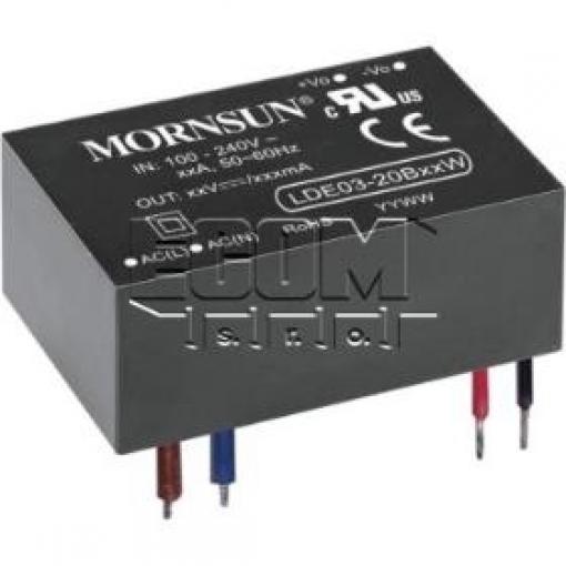 AC/DC měnič LDE03-20B12W, 12 V / 0,25 A, izolovaný
