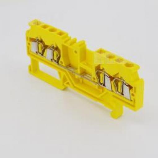 Svorka na DIN lištu WS2.5-QU-01P-18-00A(H), žlutá