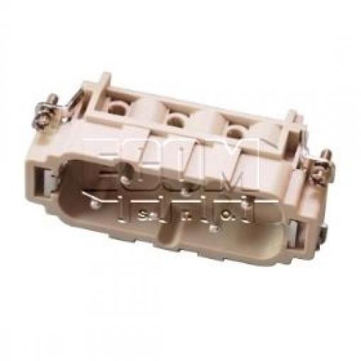 Kontaktní vložka HDC DSB-006-M, vidlice, 6 pin, 500 V