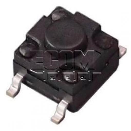 Tlačítko spínací SMD C8725-CCBB0000R, 12 V / 50 mA, výška 7 mm