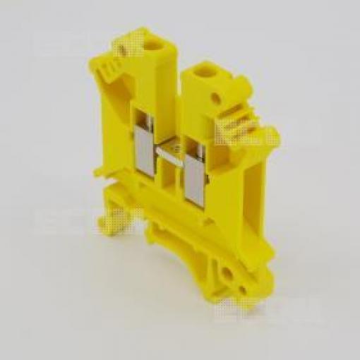 Svorka na DIN liště PC4-01P-18-00A(H), žlutá