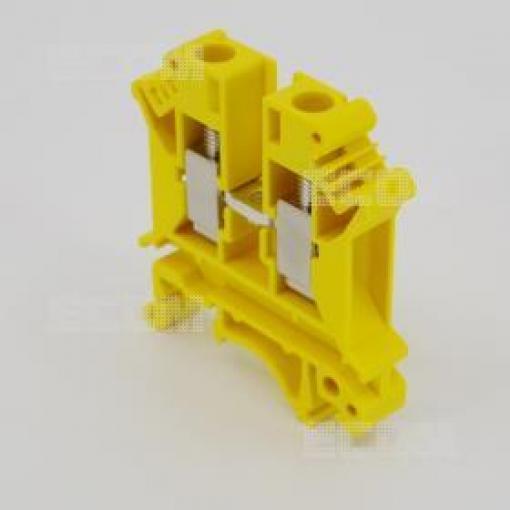 Svorka na DIN lištu PC6-01P-18-00A(H), žlutá