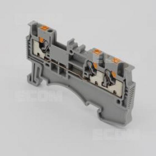 Svorka na DIN lištu DS1.5-TW-01P-11-00A(H), šedá