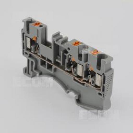Svorka na DIN lištu DS2.5-TW-01P-11-00A(H), šedá