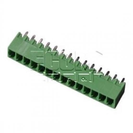 Vidlice 15EDGVC-3.50-14P, 14 pólů, 250 V / 7 A, rozteč 3,5 mm, zelená
