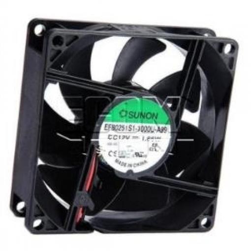 Ventilátor EF80251S1-A99, 12 V DC, 69 m³/h, kluzné ložisko