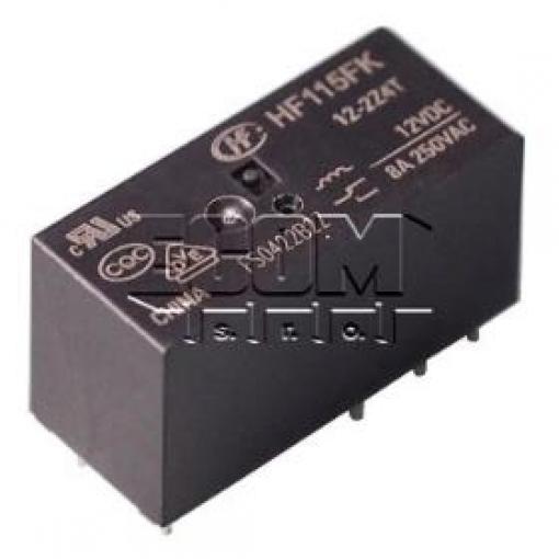 Relé HF115FK/12-Z3T, 12 V / 0,4 W, 250 V / 16 A AC