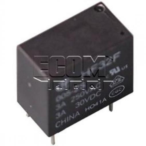 Relé HF32F/005-ZS, 5 V / 0,45 W, 1× přepínací kontakt