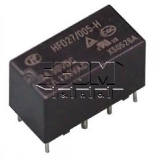 Miniaturní relé HFD27/024-M, 24 V DC, 2 přepínací kontakty