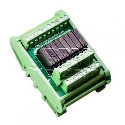 Modul relé na DIN lištu DM72-RMUS-08-PN-1-44, 8× relé APAN3124