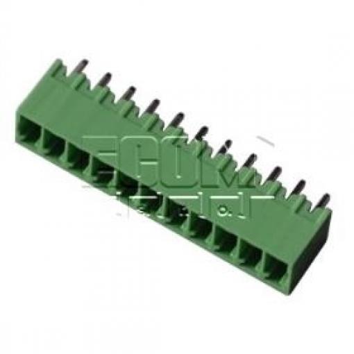 Vidlice 15EDGVC-3.50-11P-14, 11 pólů, 250 V / 7 A, zelená