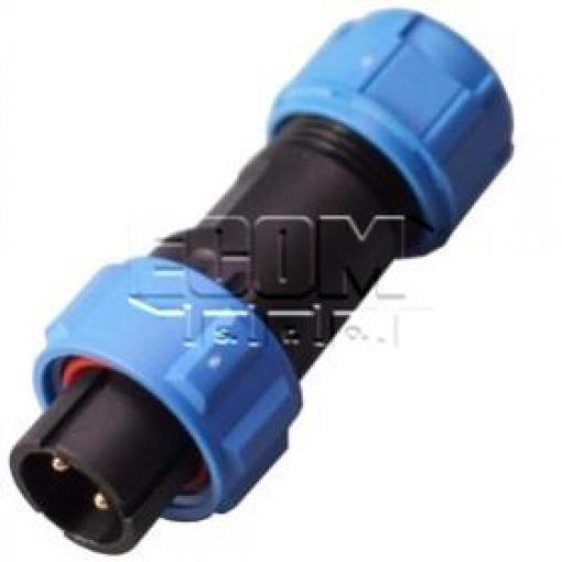 Vidlice GM13 na kabel, 2 piny, 5/8 mm, IP68, C9944-02MGBL20R