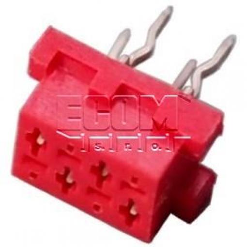 Konektor Micro-Match DS1015-04-04RBXB, 4-pin, přímá zásuvka