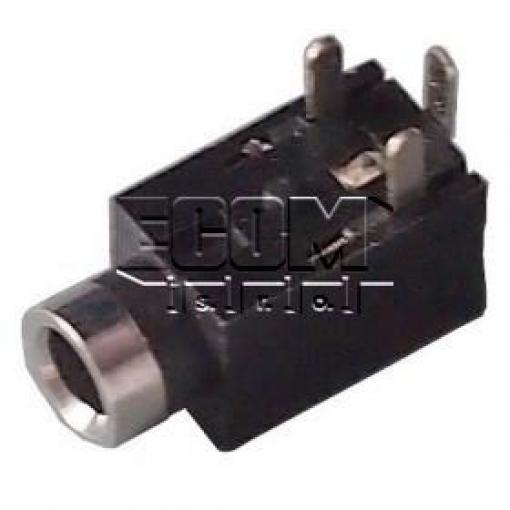 Jack zásuvka ST-002-HA-G, 2,5 mm, stereo, plastový kryt