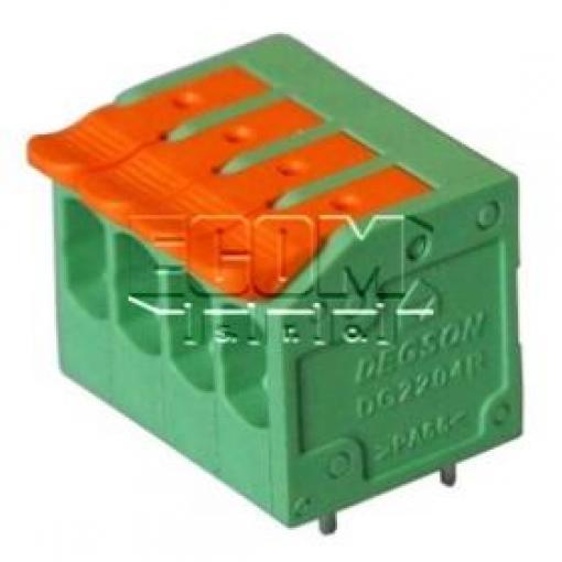 Svorkovnice pružinová DG2204R-5.00-04P-14, 4 póly, 400 V / 32 A