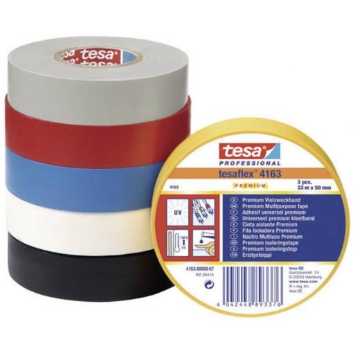 tesa PREMIUM 04163-00191-92 izolační páska tesaflex® 4163 bílá (d x š) 33 m x 30 mm 1 ks