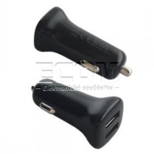 Automobilový adaptér RY-CC24U2, 2× USB-A, 12 W, 5 V / 2,4 A