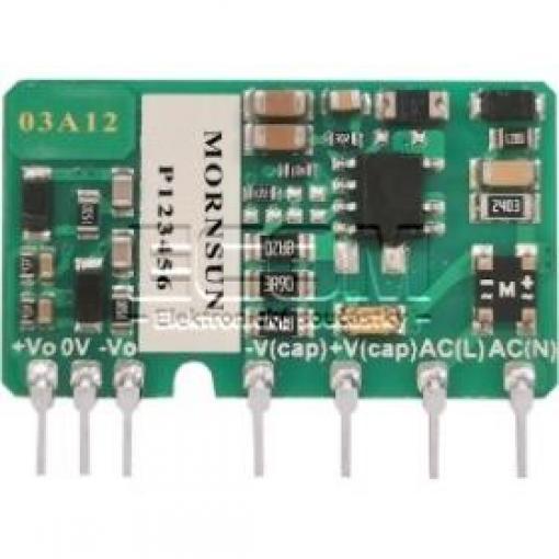 AC/DC měnič CLS03-15A12SR2S, ±12 V / 150 mA, izolovaný