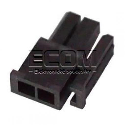 Zásuvka konektoru H4130-02PDB0000R, 2×1, rozteč 3,00 mm