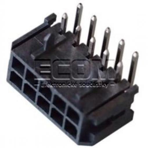 Řadová vidlice W4230-10PDRTB0N, 2×5 kontaktů, 90°, rozteč 3,0 mm