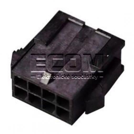 Pouzdro konektoru H4030-08PDB000R, 2×4 vidlice, rozteč 3,0 mm