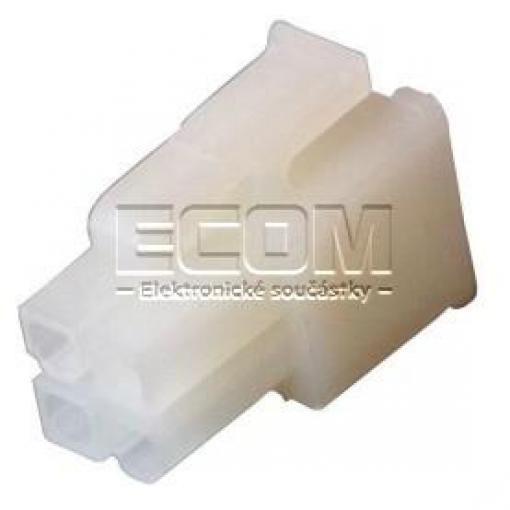 Zásuvka H5150-04PDW000R, 2×2, rozteč 4,2 mm, bílá