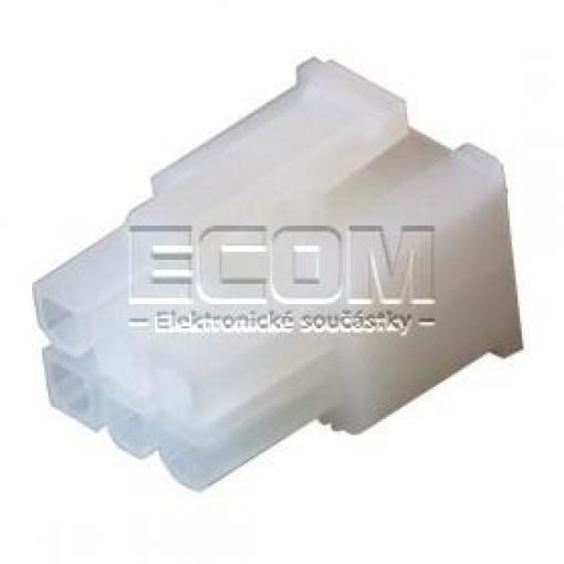 Zásuvka H5150-06PDW000R, 2×3 kontakty, rozteč 4,2 mm