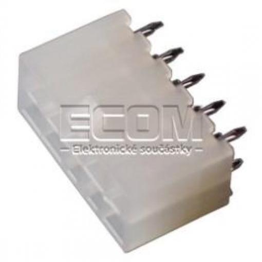 Vidlice řadová 2×5 přímá W4505-10PDSBTWR, rozteč 4,2 mm