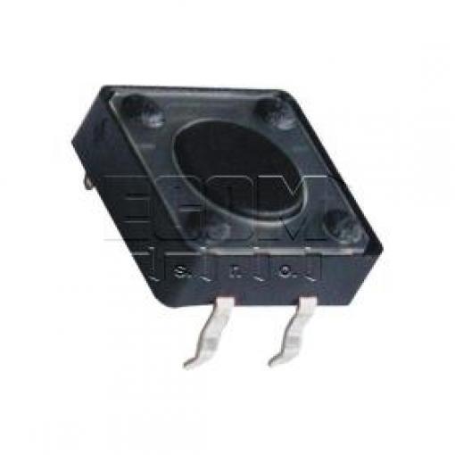 Tlačítko spínací 1243HIM-160G-G, 12 V / 50 mA, 12×12 mm