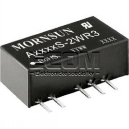 DC/DC měnič A2405S-2WR3, ±5 V / 200 mA, izolovaný, SIP7