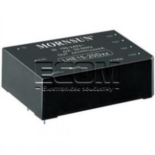 AC/DC měnič LHE15-20A12, ±12 V / 650 mA, izolovaný