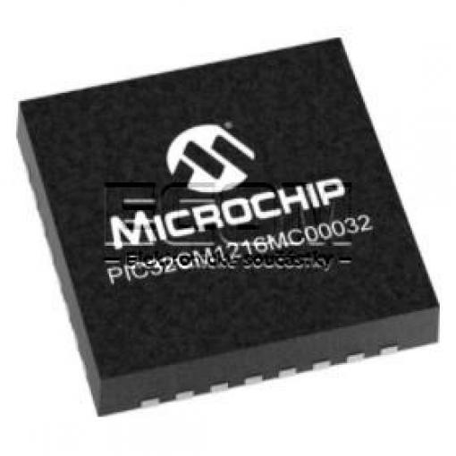 Mikrokontrolér PIC32CM1216MC00032-I/RTB, 32 bit, VQFN-32