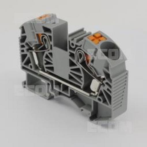Svorka na DIN lištu DS16-01P-11-00A(H), šedá