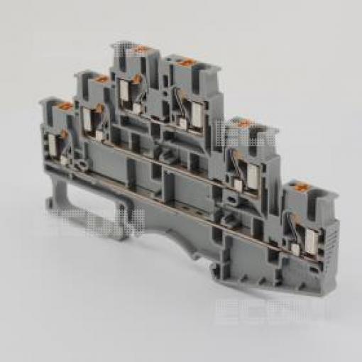 Svorka na DIN lištu DS2.5-3L-01P-11-00A(H) DEG