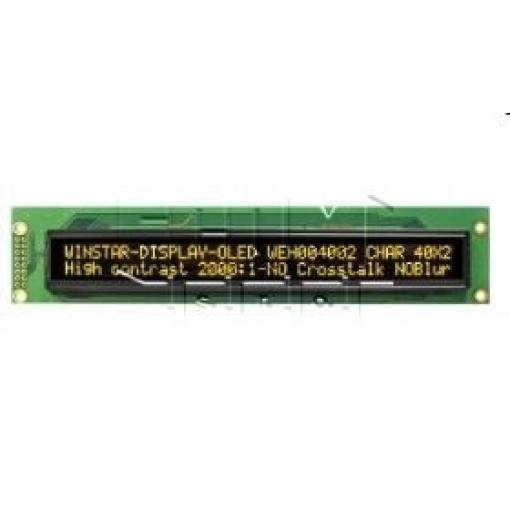 OLED znakový displej WEH004002ALPP5N00100, 2×40 znaků, žlutý, 5 V