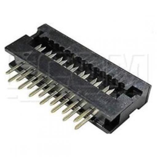 Vidlice samořezná DS1018-02-10B2 na plochý kabel, RM 2 mm