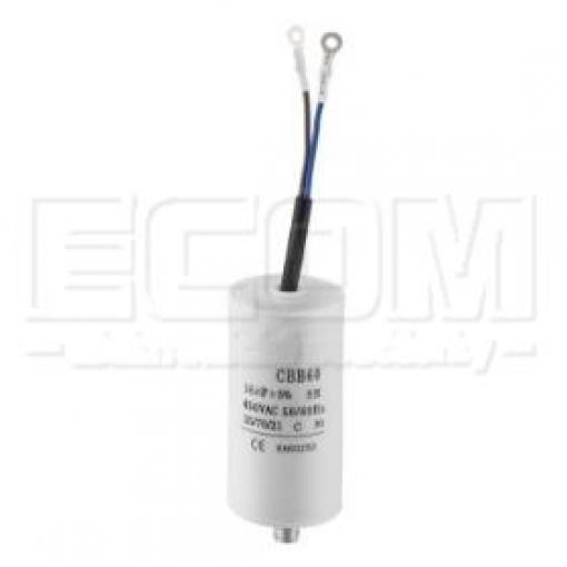 Motorový kondenzátor CBB60G-25, 450 V AC, MKP, 45 × 95 mm