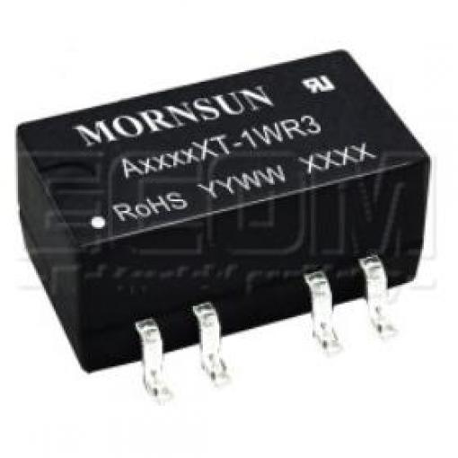 DC/DC měnič A2405XT-1WR3, ±5 V / 100 mA, izolovaný, DIP-10 SMD