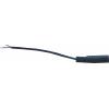 LED konektor pro napájení s konektorem DC 5,5 x 2,1mm, 1x zásuvka, 15cm černý