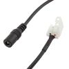 Napájecí kabel pro LED pásek 10mm s konektory, 2p + DC 2,1 x 5,5mm zásuvka, 15cm