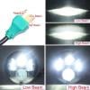 LED přední světlomet 7" 9-16V/60W (sada 2 ks) DOT SAE E9