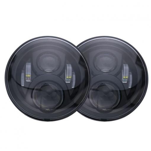 LED přední světlomet 7" 9-16V/60W (sada 2 ks) DOT SAE E9