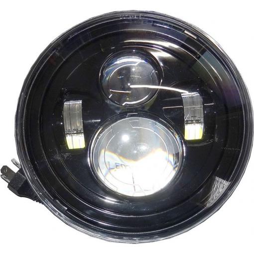 LED přední hlavní světlomety 7” 10-30V / 25W DOOT SAE E9