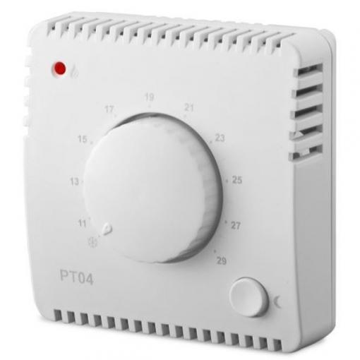 Analogový prostorový termostat PT04, 230 V AC, 16 A