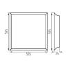 Kanlux vestavný LED panel BLINGO RU 38W 6060 NW  29824