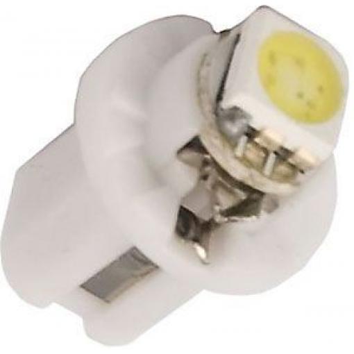 LED žárovka B8,5D 12 V / 0,5 W, bílá 7000 K, SMD5050