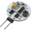 LED žárovka G4, 12× SMD, 12 V / 1,5 W, teplá bílá